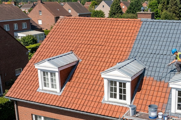 Peinture sur toiture Dilbeek